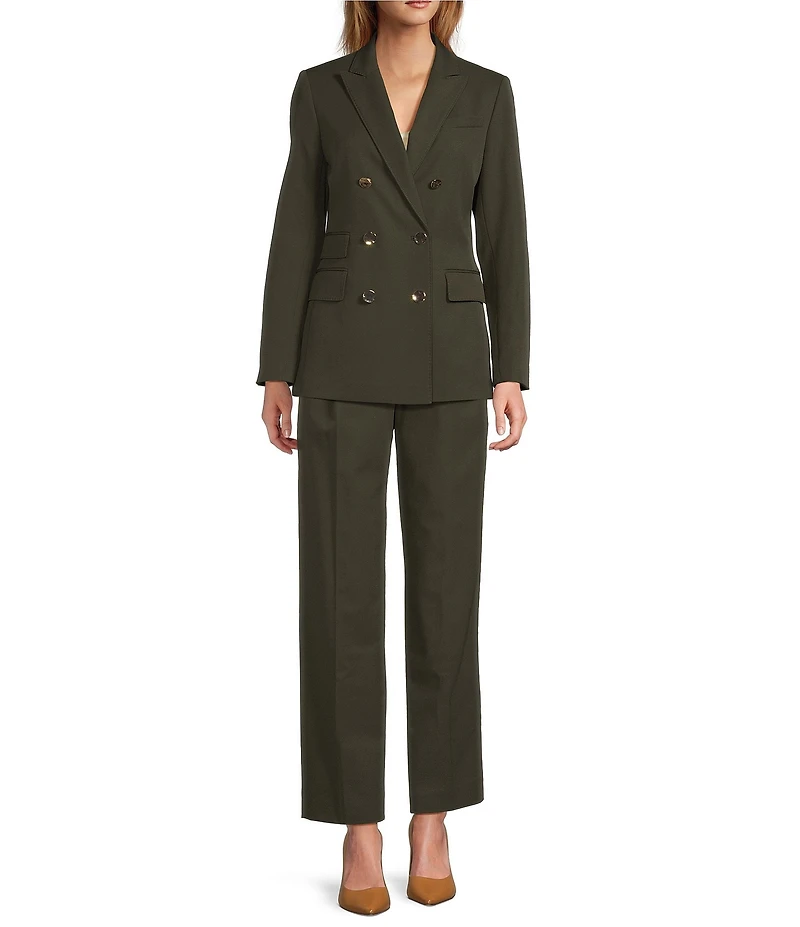 Antonio Melani Rivera Notch Collar Long Sleeve Button Front Blazer