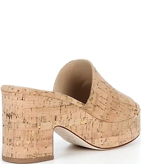 Antonio Melani Roby Cork Platform Sandals
