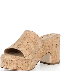 Antonio Melani Roby Cork Platform Sandals