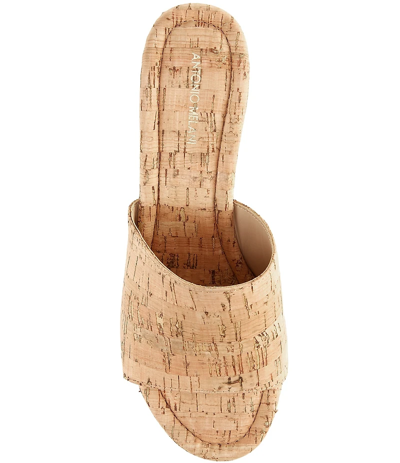 Antonio Melani Roby Cork Platform Sandals