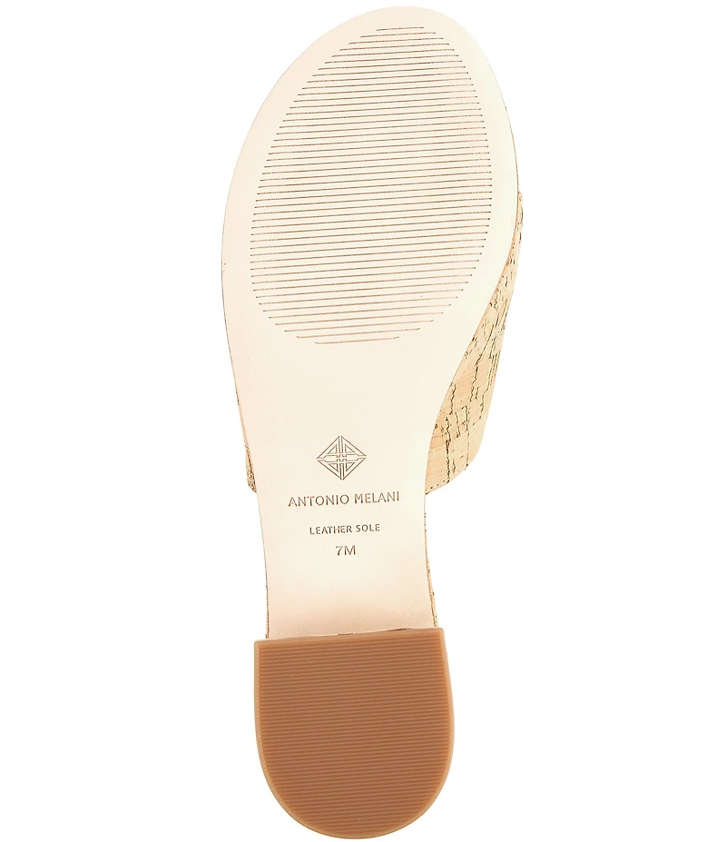 Antonio Melani Roby Cork Platform Sandals