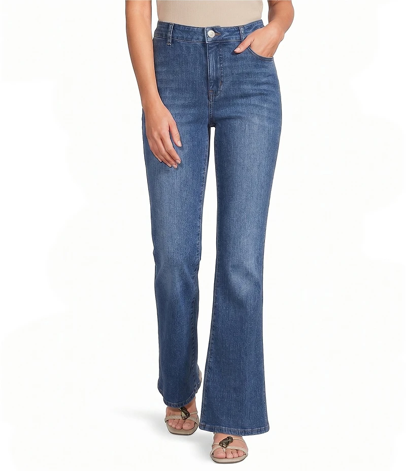 Antonio Melani Romy Stretch Denim High-Rise Straight Leg Jeans