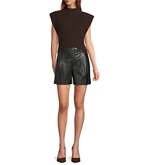 Antonio Melani Rory Turtleneck Cap Sleeve Sweater