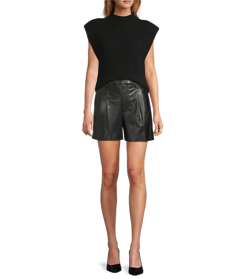 Antonio Melani Rory Turtleneck Cap Sleeve Sweater
