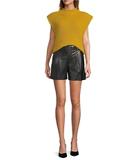 Antonio Melani Rory Turtleneck Cap Sleeve Sweater