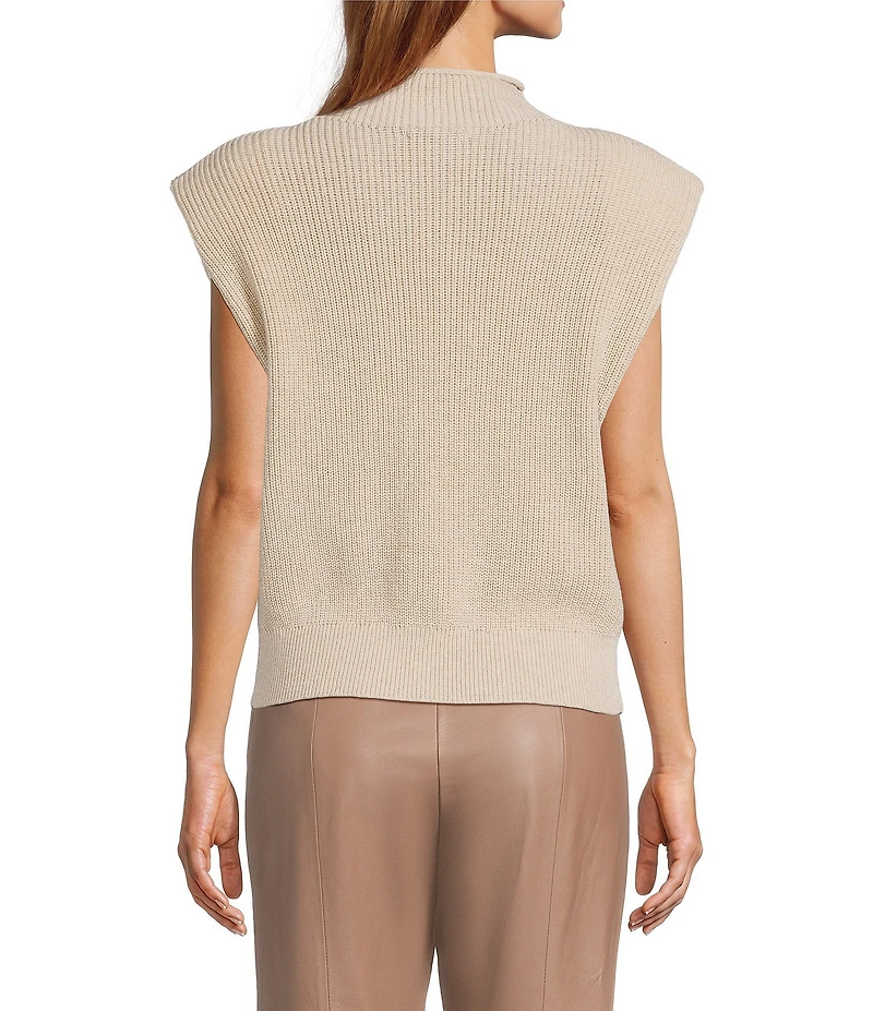 Antonio Melani Rory Turtleneck Cap Sleeve Sweater