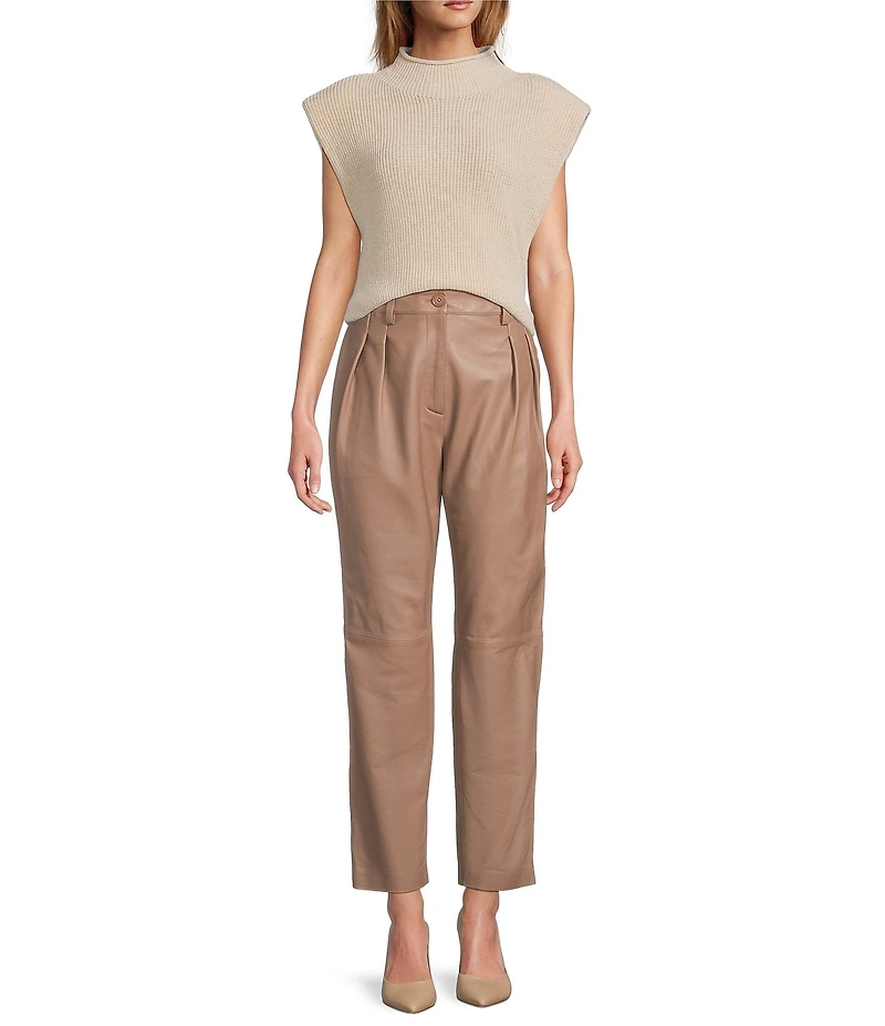 Antonio Melani Rory Turtleneck Cap Sleeve Sweater