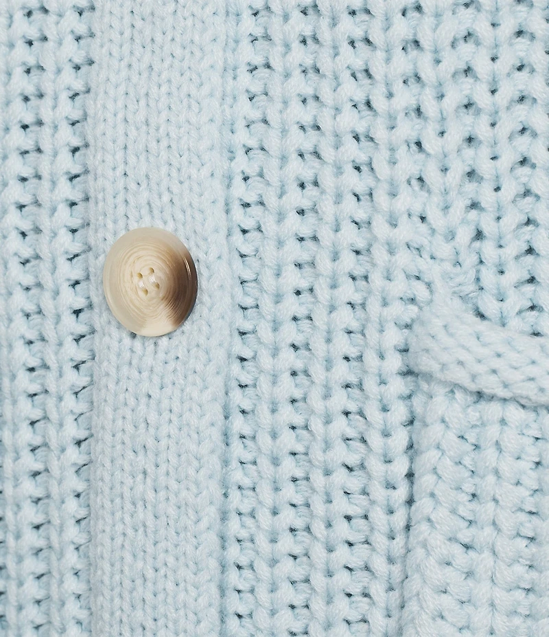 Antonio Melani Round Neck Sleeveless Button Front Cardigan