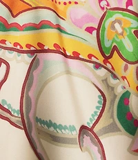 Antonio Melani Roxanne Paisley Long Sleeve Midi Dress