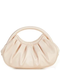 Antonio Melani Ruched Satin Top Handle Clutch