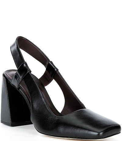 Antonio Melani Salma Leather Slingback Pumps