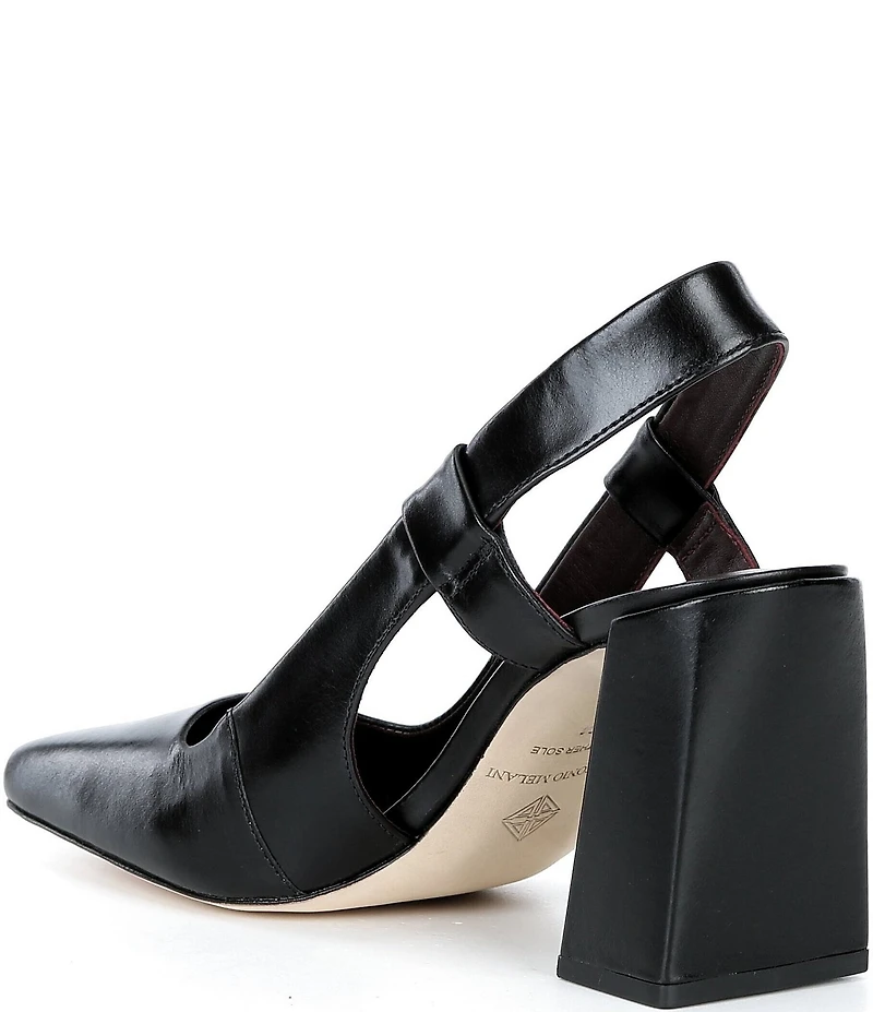 Antonio Melani Salma Leather Slingback Pumps