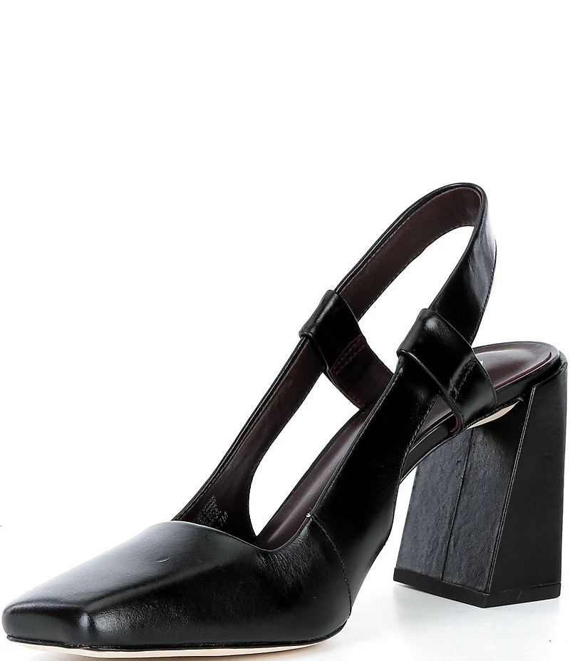 Antonio Melani Salma Leather Slingback Pumps