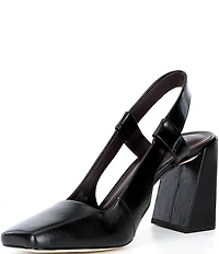 Antonio Melani Salma Leather Slingback Pumps