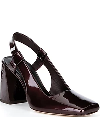 Antonio Melani Salma Patent Leather Slingback Pumps