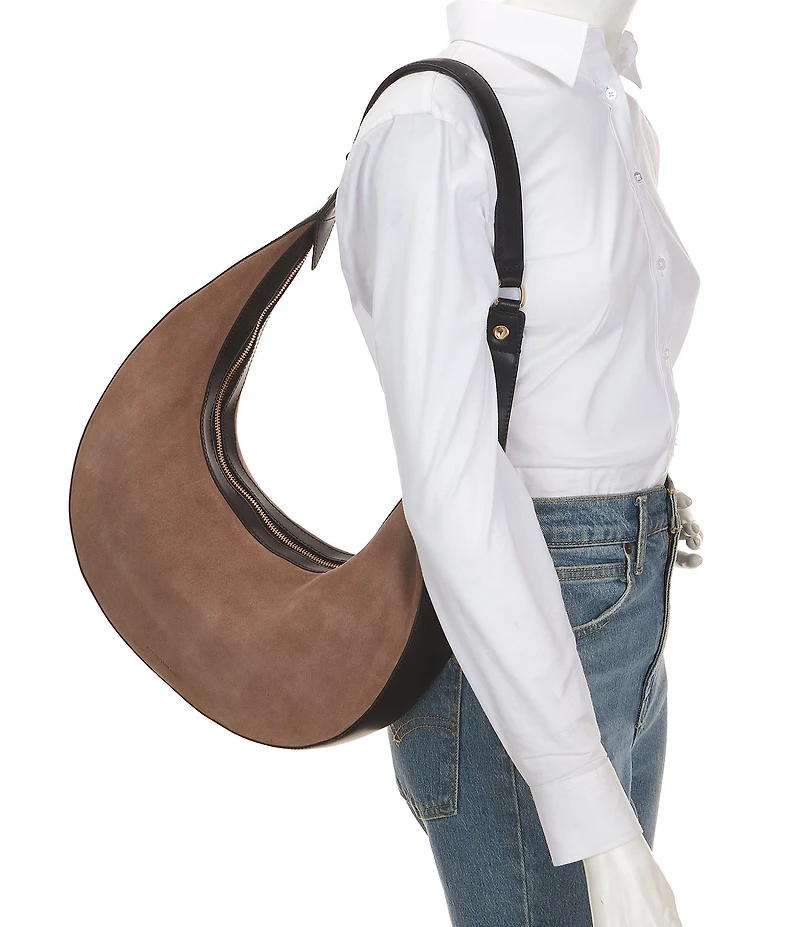 Antonio Melani Sanda Crescent Hobo Shoulder Bag