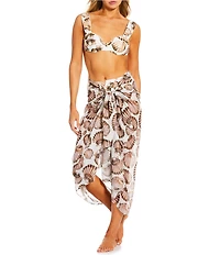 Antonio Melani Seashells Self Tie Pareo Swim Cover-Up