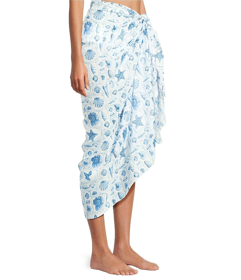 Antonio Melani Seashell Gallery Pareo Swim Cover-Up