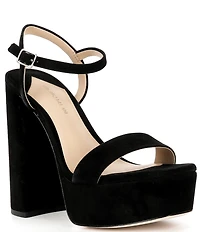 Antonio Melani Seena Suede Platform Dress Sandals