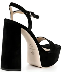 Antonio Melani Seena Suede Platform Dress Sandals
