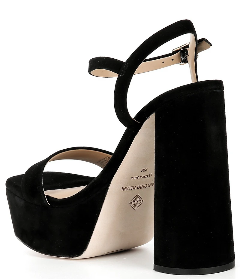 Antonio Melani Seena Suede Platform Dress Sandals
