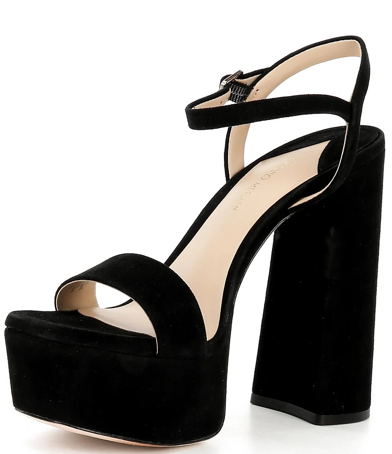 Antonio Melani Seena Suede Platform Dress Sandals