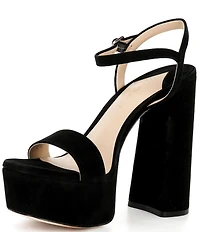Antonio Melani Seena Suede Platform Dress Sandals