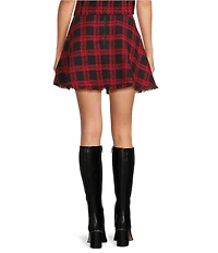 Antonio Melani Selene A-Line Novelty Tweed Coordinating Skirt