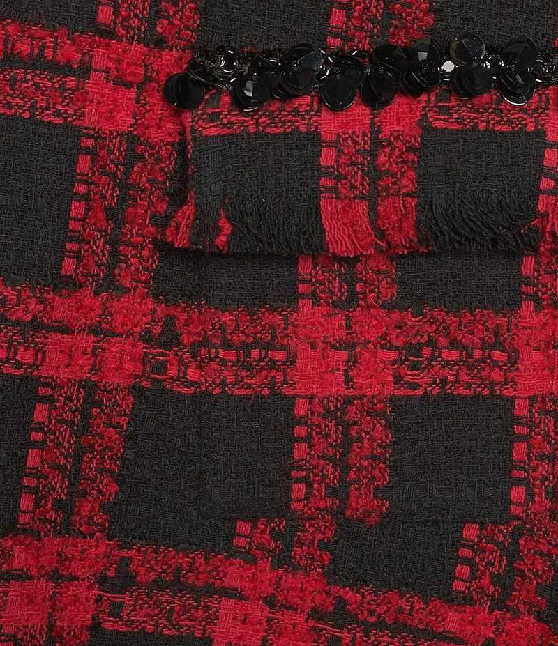 Antonio Melani Selene A-Line Novelty Tweed Coordinating Skirt