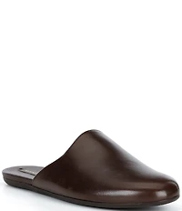 Antonio Melani Selina Leather Slip On Flat Mules