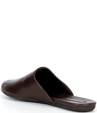 Antonio Melani Selina Leather Slip On Flat Mules