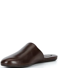Antonio Melani Selina Leather Slip On Flat Mules