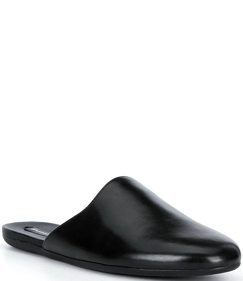 Antonio Melani Selina Leather Slip On Flat Mules