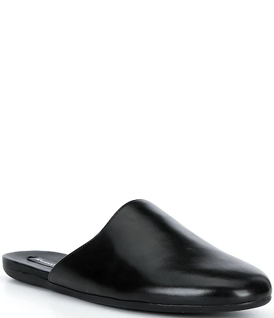 Antonio Melani Selina Leather Slip On Flat Mules