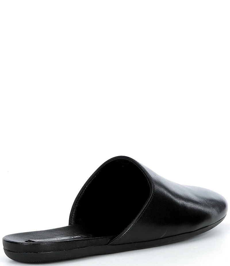 Antonio Melani Selina Leather Slip On Flat Mules