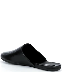 Antonio Melani Selina Leather Slip On Flat Mules