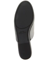 Antonio Melani Selina Leather Slip On Flat Mules