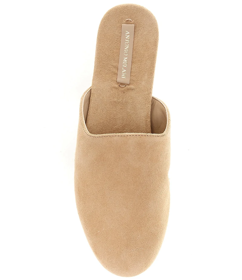 Antonio Melani Selina Suede Slip On Flat Mules