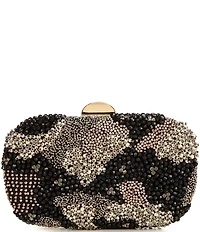 Antonio Melani Sequin Rhinestoned Minaudiere Clutch