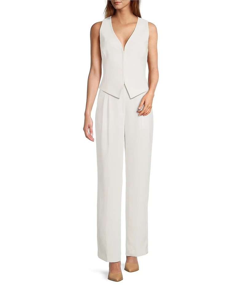 Antonio Melani Serena Straight Leg Pleated Pants