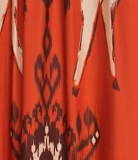 Antonio Melani Shift Long Sleeve Western Midi Victoria Dress