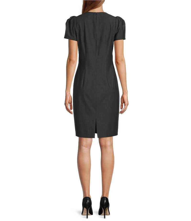 Antonio Melani Short Balloon Sleeve Piper Dress