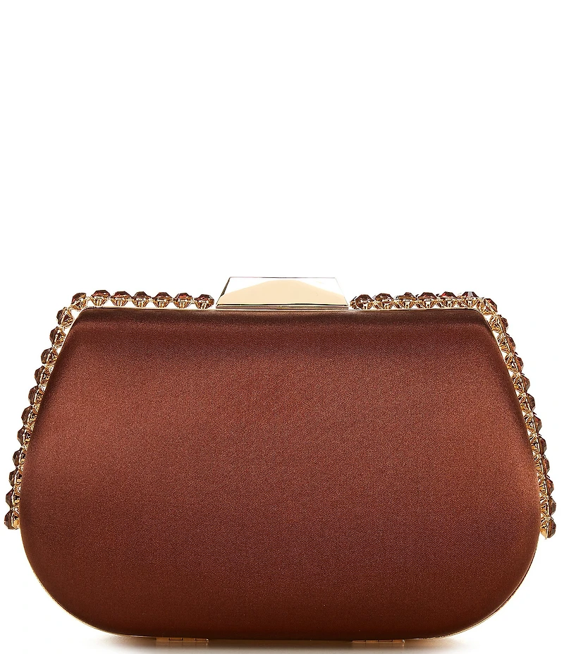 Antonio Melani Side Rhinestoned Minaudiere
