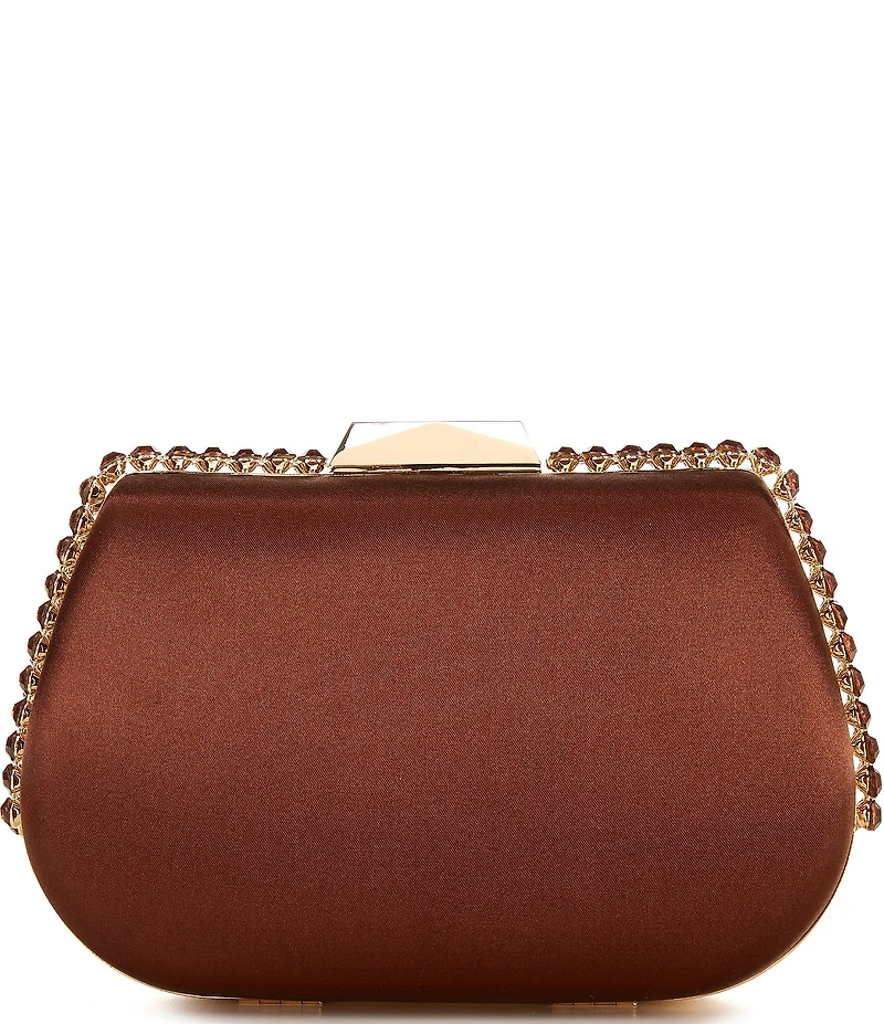 Antonio Melani Side Rhinestoned Minaudiere