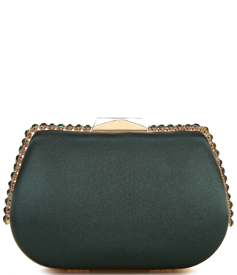Antonio Melani Side Rhinestoned Minaudiere