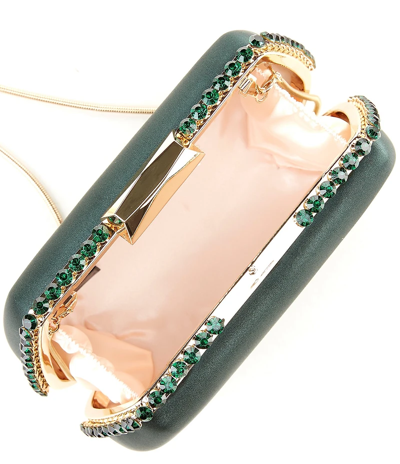 Antonio Melani Side Rhinestoned Minaudiere