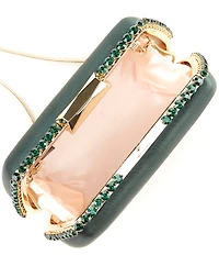 Antonio Melani Side Rhinestoned Minaudiere
