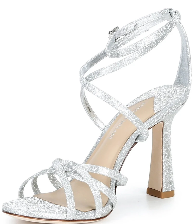 Antonio Melani Simone Dot Glitter Strappy Dress Sandals