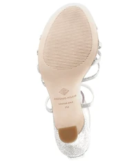 Antonio Melani Simone Dot Glitter Strappy Dress Sandals