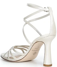 Antonio Melani Simone Dot Leather Pearl Strappy Dress Sandals